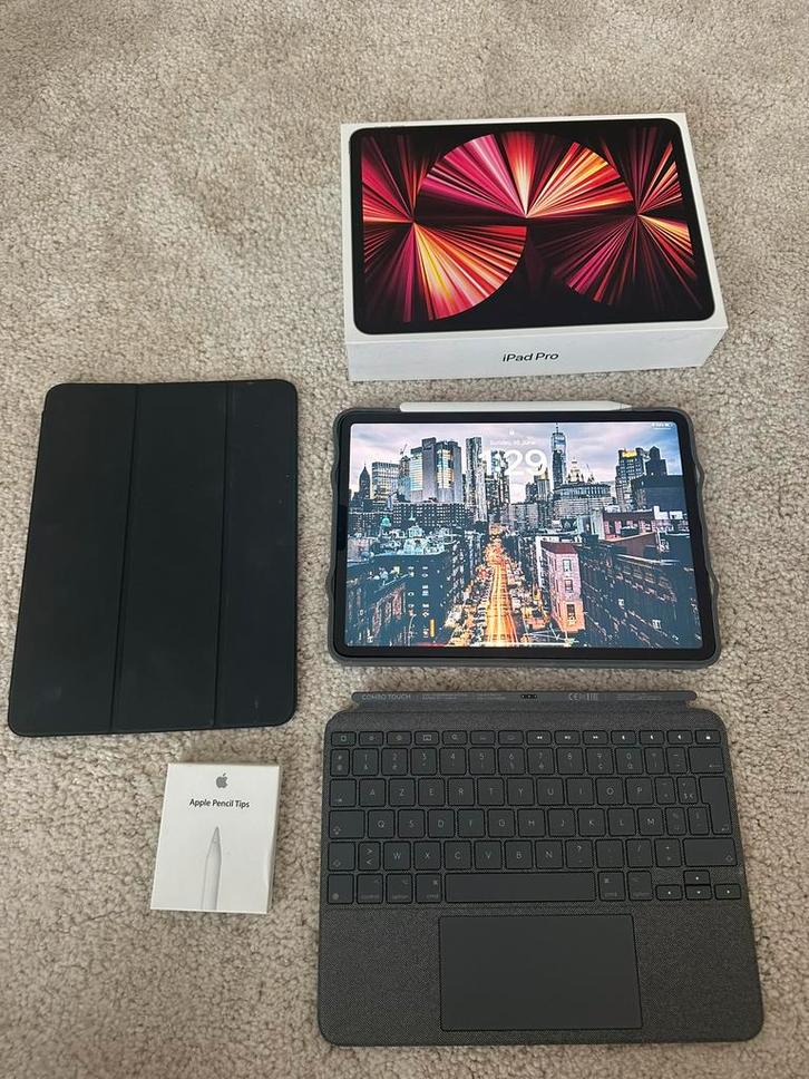 Ipad Pro 3rd generation 11 inch, Computers en Software, Apple iPads, Zo goed als nieuw, Wi-Fi, 11 inch, 128 GB, Zwart, Ophalen