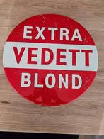 Panneau publicitaire Vedett Extra Blond 400mm, Utilisé, Enlèvement ou Envoi, Panneau publicitaire