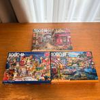 Puzzel 1000 Stukjes – Set van 3 – €10 of Ruilen, Hobby en Vrije tijd, Ophalen, 500 t/m 1500 stukjes, Nieuw, Puzzelboek