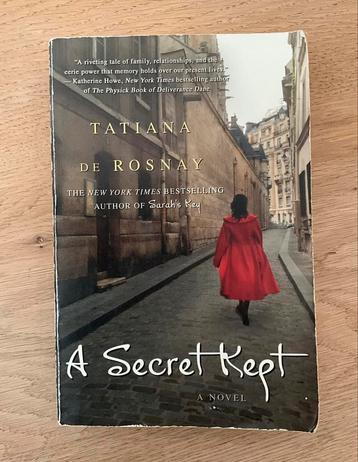 A Secret Kept: A Novel – Tatiana de Rosnay beschikbaar voor biedingen