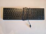 Bedraad Dell QWERTY toetsenbord, Informatique & Logiciels, Claviers, Comme neuf, Ergonomique, DELL, Filaire