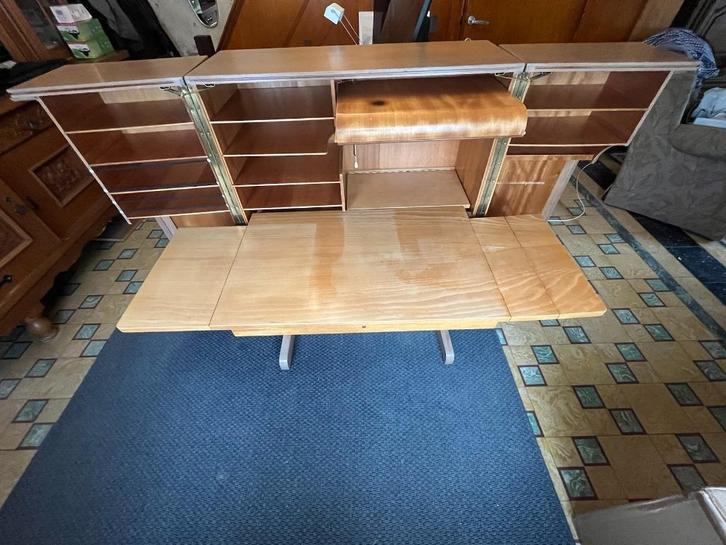 Uniek bureaumeubel sixties/seventies style, Huis en Inrichting, Kasten | Secretaires, Gebruikt, Ophalen
