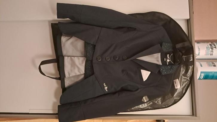 Wedstrijdvest navy anabelle crystal fairplay, Dieren en Toebehoren, Paardrijkleding, Gebruikt, Dames, Bovenkleding, Dressuur, Ophalen of Verzenden