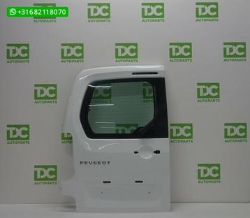 Peugeot Partner ('08-'16) Achterdeur links met ruit wit beschikbaar voor biedingen