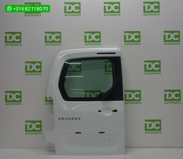 Peugeot Partner ('08-'16) Achterdeur links met ruit wit, Auto-onderdelen, Carrosserie, Deur, Peugeot, Achter, Links, Gebruikt