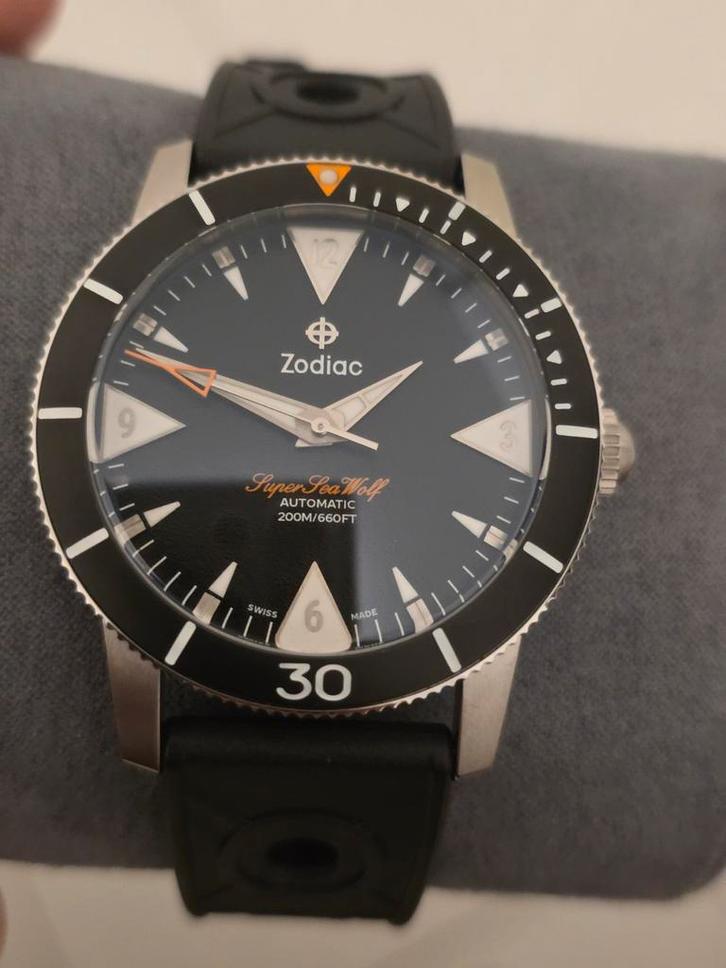 À vendre Zodiac Super Sea Wolf Skindiver ZO9214 39mm neuf, Bijoux, Sacs & Beauté, Montres | Hommes, Neuf, Montre-bracelet, Acier