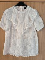 Kanten blouse mt. L Shein., Wit, Maat 42/44 (L), Ophalen of Verzenden, Zo goed als nieuw