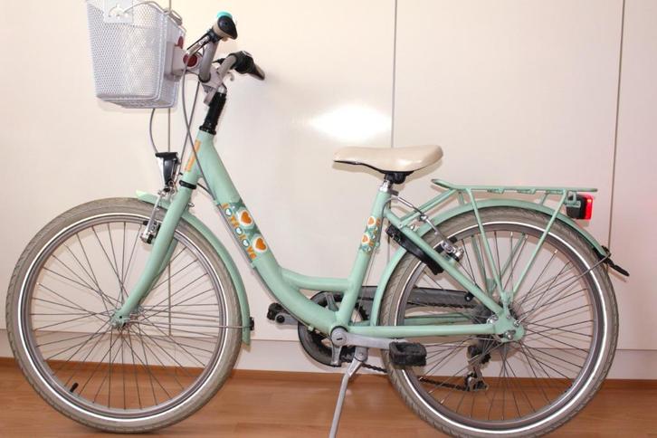 Als nieuwe 22 inch BFK meisjesfiets - 6 speed, Fietsen en Brommers, Fietsen | Meisjes, Zo goed als nieuw, 22 inch, Handrem, Versnellingen