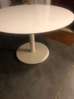 Grote witte ronde eettafel tuintafel, Huis en Inrichting, Tafels | Eettafels, Ophalen, Gebruikt