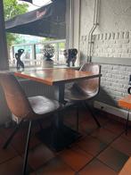 Houten tafel, Ophalen, Gebruikt, 50 tot 100 cm, Tot twee personen