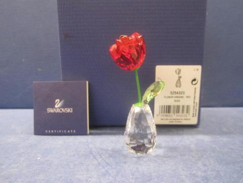 Swarovski Bloemendromen - Rode Roos, Collections, Swarovski, Neuf, Figurine, Envoi