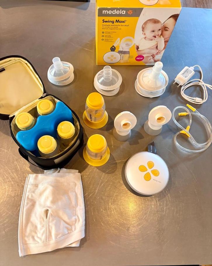 Tire lait - Medela Swing Maxi + accessoires, Kinderen en Baby's, Babyvoeding en Toebehoren, Zo goed als nieuw, Borstkolf, Ophalen