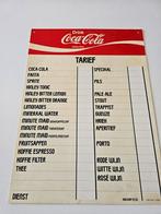 vintage Coca-Cola menukaart, drankkaart, Ophalen of Verzenden, Zo goed als nieuw