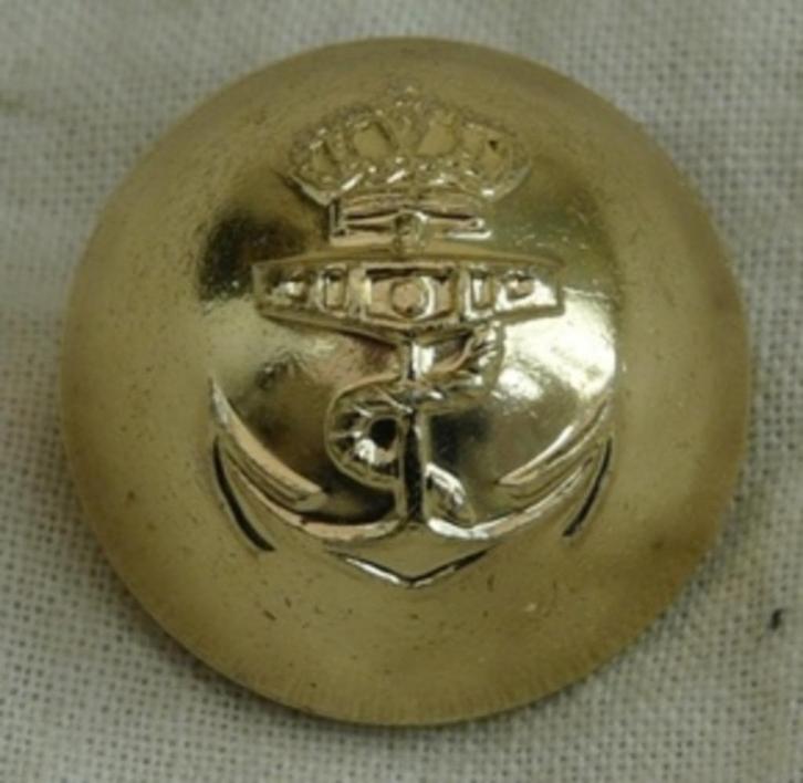 Knoop Uniform DT /CT /AT, Korps Mariniers, 22mm, 1 stuks.(2), Verzamelen, Militaria | Algemeen, Marine, Overige typen, Ophalen of Verzenden