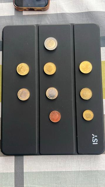 Euromunten belgie van 1999 en 2000 beschikbaar voor biedingen