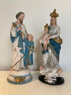 Koppel beelden Maria en Jozef (46 cm), Antiek en Kunst, Ophalen