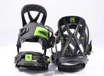 Fixations de snowboard XS NITRO YOUTH, noir/vert, Envoi, Utilisé, Fixations