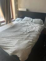 Malm IKEA 160x200 + lattenbodems + matras + matrastopper, Huis en Inrichting, Slaapkamer | Boxsprings, Ophalen, Zo goed als nieuw