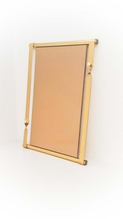 Luciano Frigerio spiegel met gouden frame, Italy., Huis en Inrichting, Woonaccessoires | Spiegels, Ophalen of Verzenden