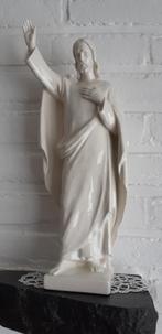 Sculpture « Sacré-Cœur » en porcelaine, Comme neuf, Image, Enlèvement, Christianisme | Catholique