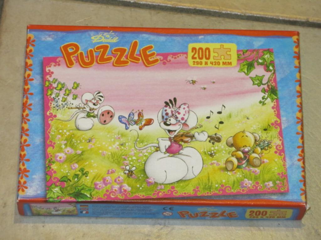 Een puzzel 200st Diddl, Ophalen of Verzenden, Meer dan 50 stukjes