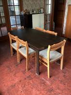 Table à manger complète vintage, Maison & Meubles, Salles à manger complètes, Enlèvement, Utilisé