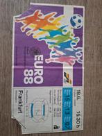 Oud inkomticket Euro 88 England-UdSSR