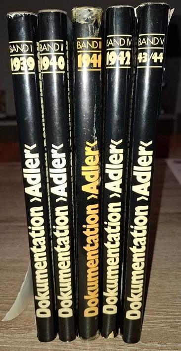 Herdruk Der Adler - 5-delige serie - 1939/1944, Boeken, Oorlog en Militair, Gelezen, Luchtmacht, Tweede Wereldoorlog, Ophalen of Verzenden