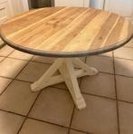 Ronde houten tafel, Ophalen, Gebruikt, Rond, Landelijk