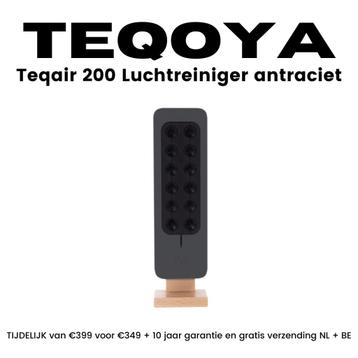 TEQOYA Teqair 200 Ionisator Luchtreiniger, kleur Antraciet! beschikbaar voor biedingen