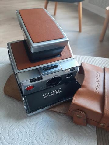 POLAROID SX70 Landleer, Audio, Tv en Foto, Ophalen of Verzenden, Zo goed als nieuw, Polaroid, Polaroid