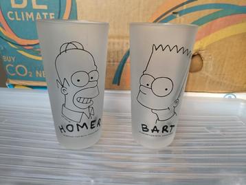 Simpsons glazen 1997 Fox Colombine Belgium beschikbaar voor biedingen