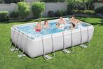 Bestway opzetzwembad met intex zandfilterpomp, Tuin en Terras, Ophalen, Gebruikt, 200 tot 300 cm, 80 tot 120 cm
