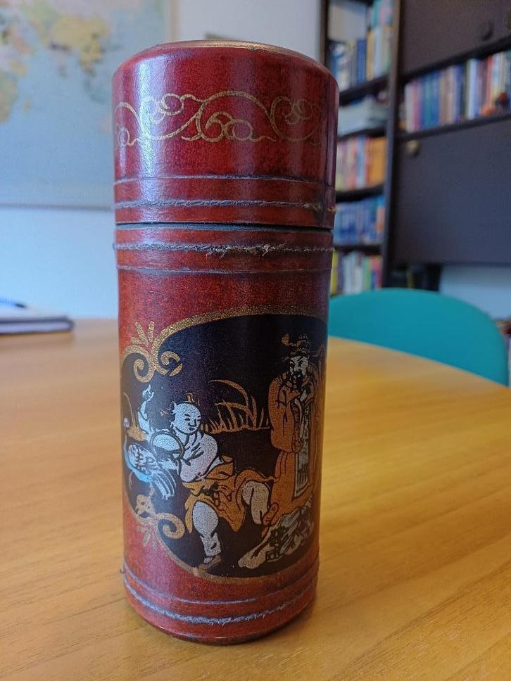 Antieke Chinese doos met fortune sticks, Antiek en Kunst, Antiek | Religieuze voorwerpen, Ophalen