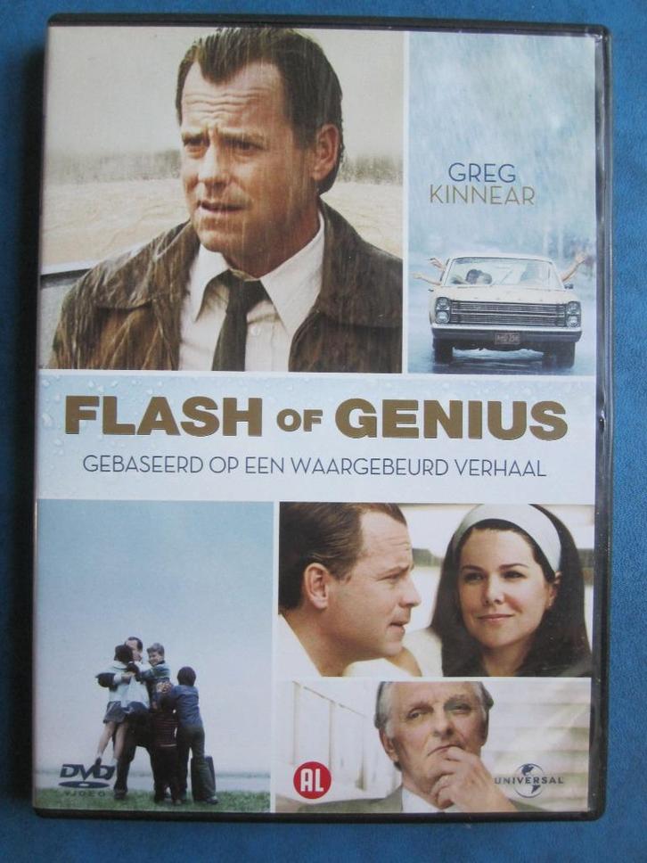 Flash of Genius (2009), Cd's en Dvd's, Dvd's | Drama, Zo goed als nieuw, Drama, Alle leeftijden, Ophalen of Verzenden