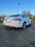 Tesla Model S 85KW levenslang gratis laden, Auto's, Tesla, Achterwielaandrijving, Zwart, Model S, Parkeersensor