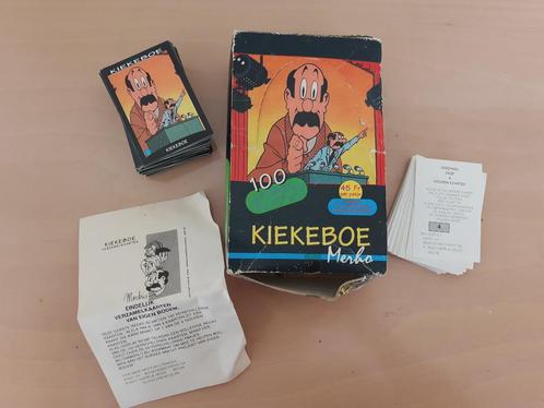 Kiekeboe verzamelkaarten volledige set en doos, Verzamelen, Stripfiguren, Gebruikt, Plaatje, Poster of Sticker, Overige figuren