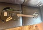 Fender Squier Jaguar Shortscale Basgitaar Zwart, Muziek en Instrumenten, Versterkers | Bas en Gitaar, Ophalen of Verzenden, Zo goed als nieuw