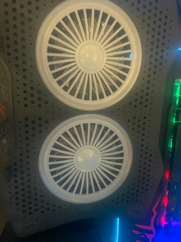 Laptopkoeler RGB koelers 2 grote ventilators beschikbaar voor biedingen