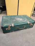 Valise verte vintage vieille valise, Bijoux, Sacs & Beauté, Valises, Utilisé, Enlèvement ou Envoi
