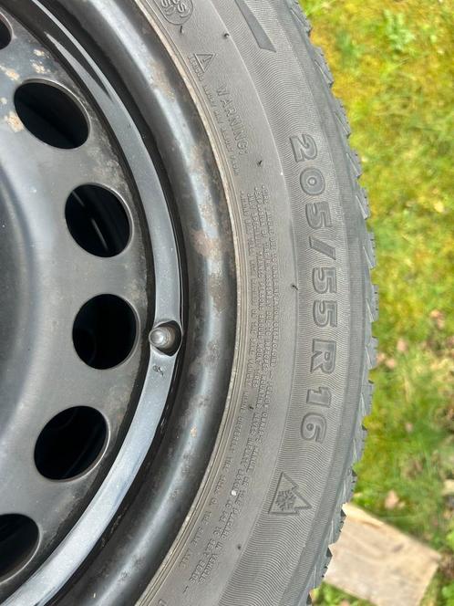 Stalen velgen met winterbanden Opel astra k, Auto-onderdelen, Banden en Velgen, Band(en), Winterbanden, 16 inch, 205 mm, Personenwagen
