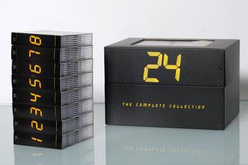 collector’s item box Film Serie 24 - Seizoen 1-8 op DVD coll, Alle leeftijden, Boxset, Actie, Ophalen of Verzenden