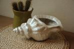 Vintage bloempot zeeschelp, Ophalen of Verzenden, Gebruikt, Binnen