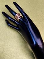 Prachtige bronzen modernistische ring Jytte Borg, Ophalen of Verzenden, Zo goed als nieuw