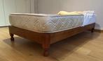 Lits en bois massif et matelas, Maison & Meubles, 90 cm, Autres couleurs, Enlèvement, Bois