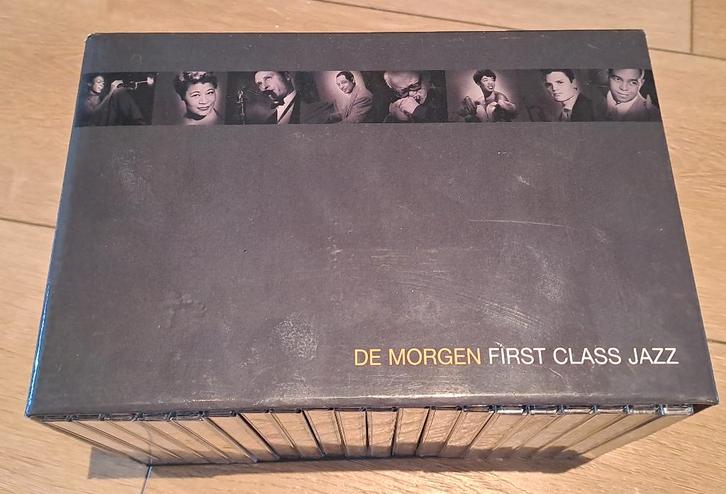 De Morgen First Class Jazz: 20 cd's, Cd's en Dvd's, Cd's | Jazz en Blues, Gebruikt, Jazz, Boxset, Ophalen of Verzenden