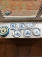 Antiek porseleinen borden van nederlandse steden, Antiek en Kunst, Antiek | Servies compleet, Ophalen