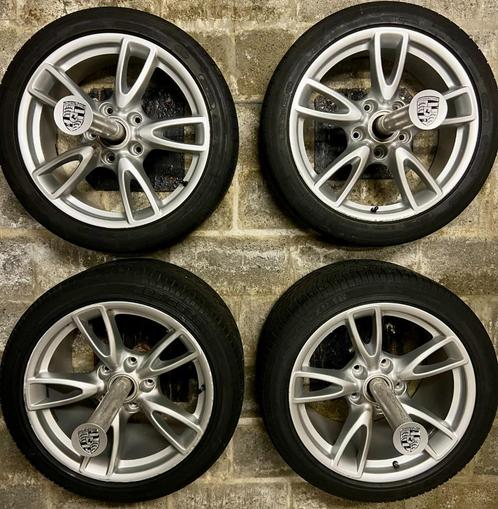 18 Porsche 911-997-996-996-991-987-986 velgen en banden, Auto-onderdelen, Banden en Velgen, Band(en), 18 inch, Personenwagen, Gebruikt