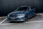 BMW 330 e Touring | M-Sport | Pano | 360 | HiFi | Trekhaak, Auto's, Automaat, 1998 cc, Zwart, Blauw