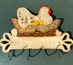 Decoratieve kapstok voor kippen, Minder dan 100 cm, Metaal, Wandhaken, Zo goed als nieuw